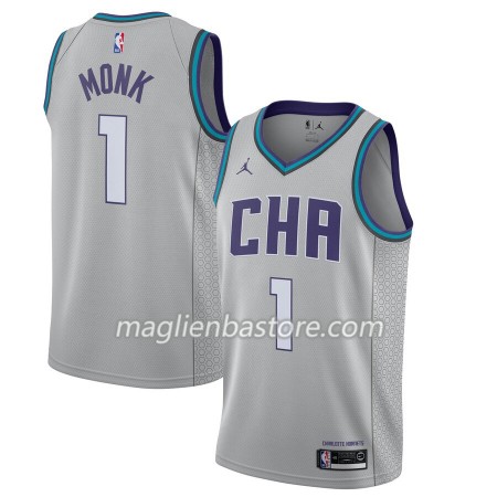Maglia NBA Charlotte Hornets Malik Monk 1 Jordan Brand 2019-20 City Edition Swingman - Uomo